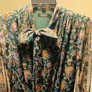 Floral print Ealph Lauren size 14 dress